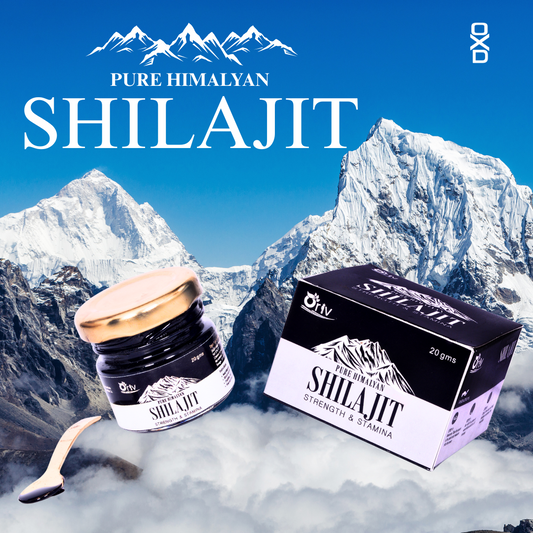 Oximind × Oriv Premium Himalayan Shilajit – 20g | Natural Testosterone & Stamina Support
