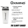 Oximind Clarity shaker-steel shaker 750 ml
