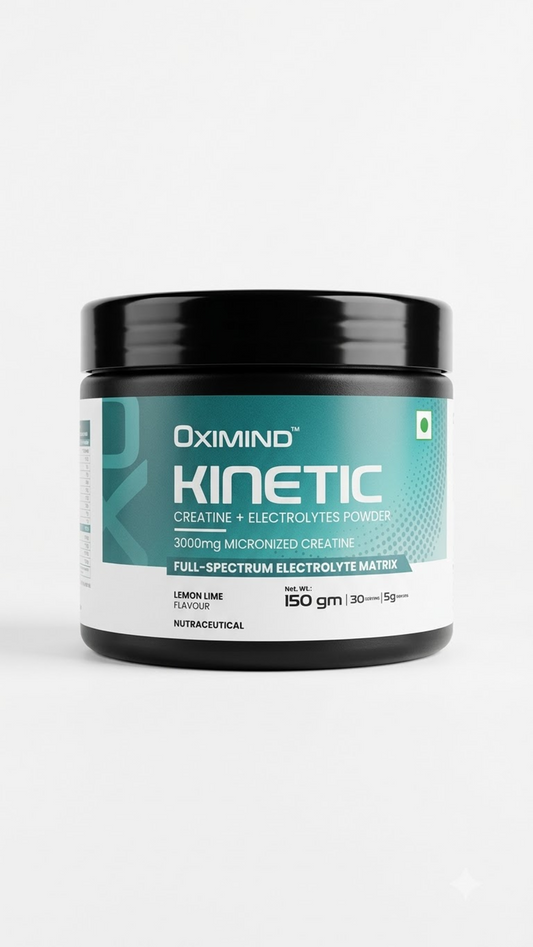 OXIMIND KINETIC Creatine Monohydrate with Electrolytes – Lemon Lime