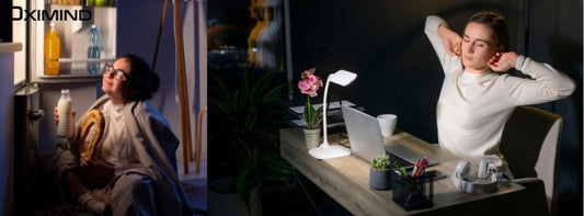 A checklist of healthy nighttime habits by Oximind featuring digital detox, room temperature optimization, and relaxation techniques for better sleep.